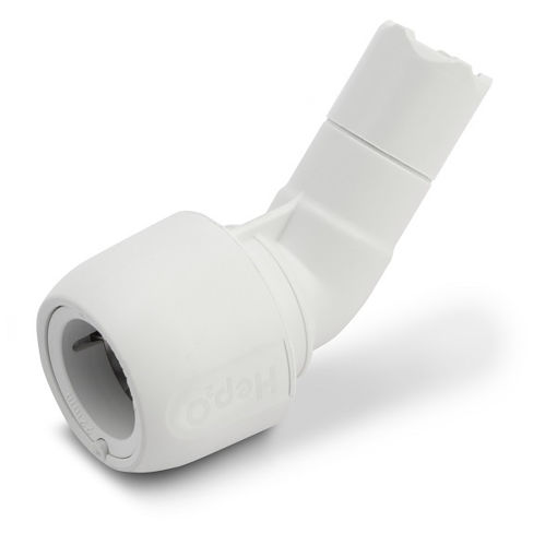 Picture of HD8/22W Hep2O 22mm 45 Degree Spigot Elbow