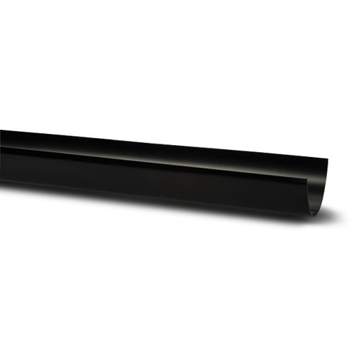 Picture of Polypipe Deep Capacity Half Round Gutter 4mtr Length - Black