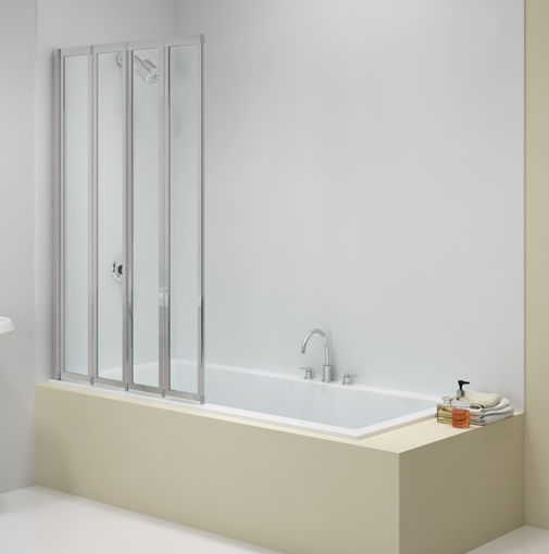 Picture of Merlyn 4 Fold Bathscreen 850 x 1400mm - MB4