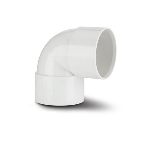 Picture of Polypipe ABS 40mm 90Deg Knuckle Bend - White