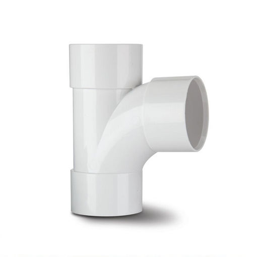 Picture of Polypipe ABS 32mm Swept Equal Tee - White