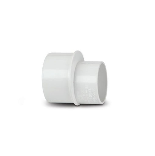 Picture of Polypipe ABS 50mm x 40mm Solvent Reducer - White
