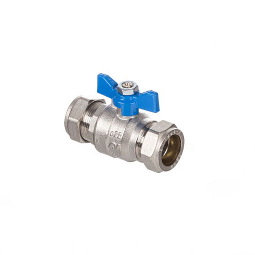 Picture of Blue Butterfly 15mm Full Bore Isolation Valve