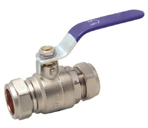 Picture of 15mm Blue Lever Ball Valve