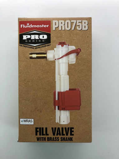 PRO75B Fluidmaster Side Entry Fill Valve Brass 1/2" Shank
