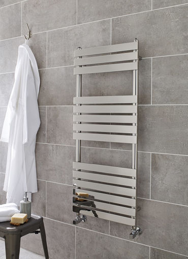 Picture of Kartell Memphis Designer Towel Radiator 1200mm x 500mm - Chrome