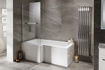 Picture of Skye Square L Shape 17000mm Bath Left Hand