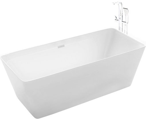 Picture of Mull 1700mm x 800mm Square Double Ended Freestanding Acrylic Bath