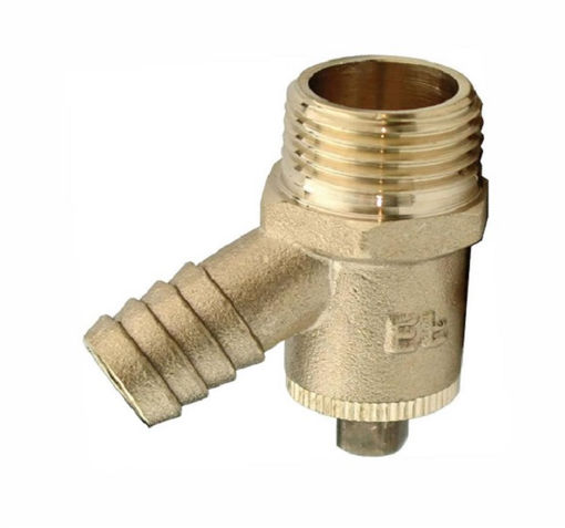 Picture of 1/2" Threaded Male Iron Type B Drain Off Cock