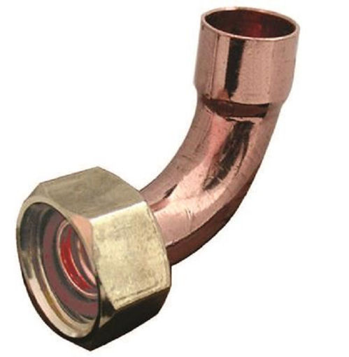 Picture of End Feed  22mm x 3/4" Bent Tap Connector