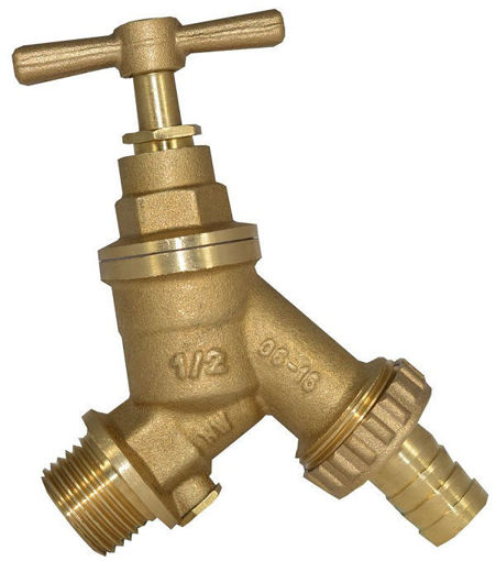 Picture of 1/2" Hose Union Bib Tap c/w Double Check Valve