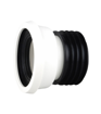 Wavin OsmaSoil easy-fit WC pan connector straight 4" white
