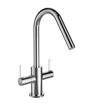 Bristan Inox 1.5 Easyfit Kitchen Sink With Cashew Tap SK INXRD1.5 SU CSH