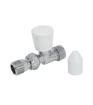 Straight Radiator Valve 15mm x 1/2" Union