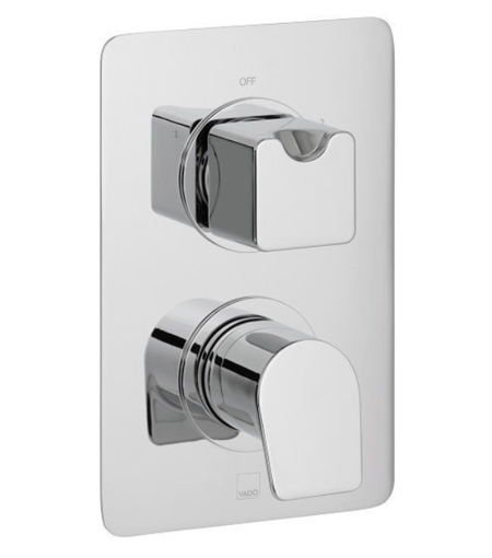 Vado Photon DX 2 Outlet Thermostaic Shower Valve