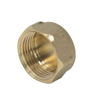 1/2" Brass Blanking Cap