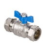 Blue Butterfly 22mm Full Bore Isolation Valve