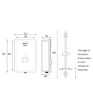 Bristan Bliss Electric Shower 9.5KW Black
