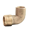 End Feed  22mm x 3/4" Elbow Male Iron