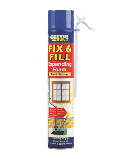 Everbuild Fix & Fill Expanding Foam 750ml