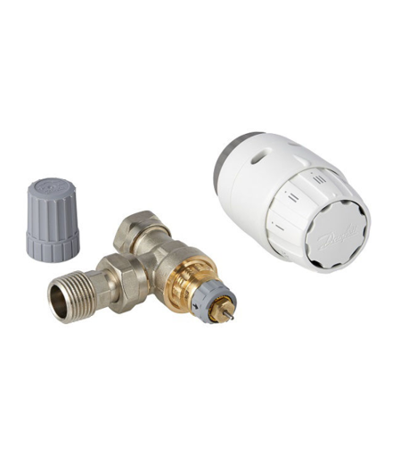 Danfoss RAS-C2 Angled Thermostatic Radiator Valve 15mm