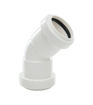 Polypipe Pushfit 32mm 45 Degree Bend - White