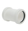 Polypipe Pushfit 40mm Straight Connector - White