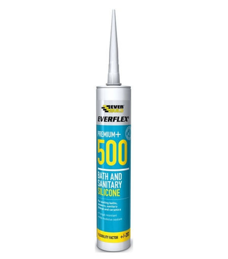 Everflex White Sanitary Silicone Prem+ 500