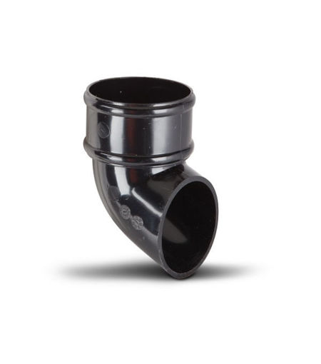 Polypipe Gutter Downpipe 68mm Shoe - Black RR128B