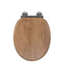 Croydex Ontario Flexi-Fit Moulded Wood Flexi-Fix Toilet Seat - WL602086H