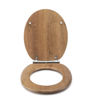 Croydex Ontario Flexi-Fit Moulded Wood Flexi-Fix Toilet Seat - WL602086H