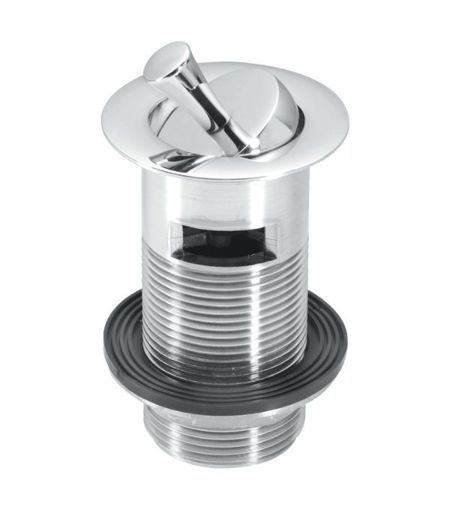 McAlpine 1.1/4" CP Brass Slotted Swivel Handle Basin Waste BW60SPH-CB