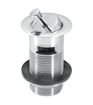 McAlpine 1.1/4" CP Brass Slotted Swivel Handle Basin Waste BW60SPH-CB