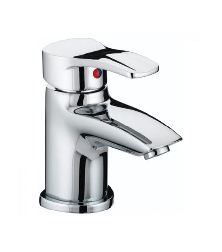 Capri Basin Mixer with Eco-Click & Pop-up Waste