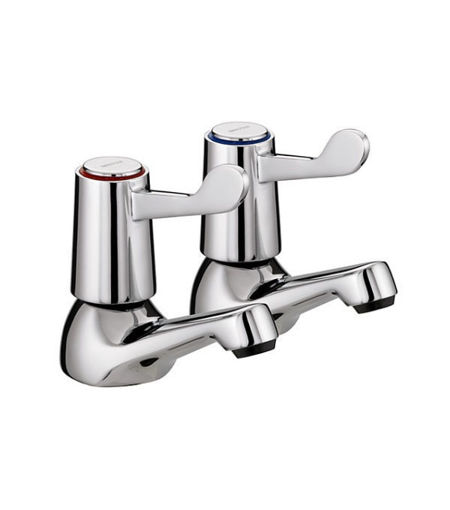 Bristan Value Lever Basin Taps 3” Levers VAL1/2CCD