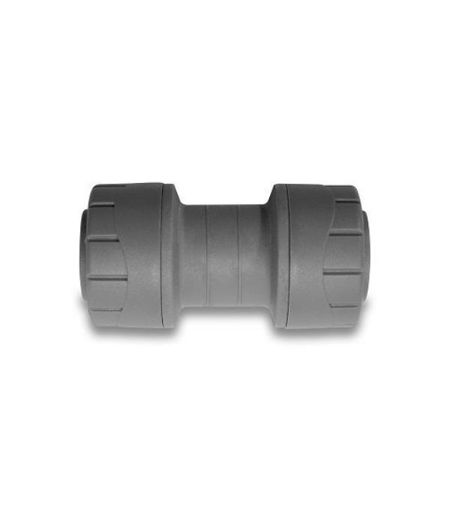 Polypipe Polyplumb 10mm Straight Connector - Grey