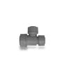 Polypipe Polyplumb 15mm x 10mm x 10mm Reducing Tee - Grey