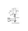 Ideal Standard Cone single lever basin mixer tap with pop-up waste. B5107AA