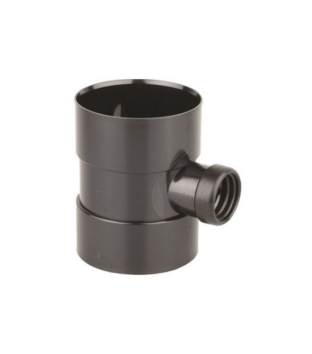 Wavin OsmaSoil 4S584B Bossed Pipe 40mm Black