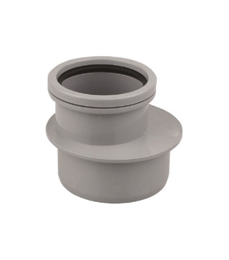 Wavin OsmaSoil 4S095G S/S Reducer 110mm x 82mm Grey
