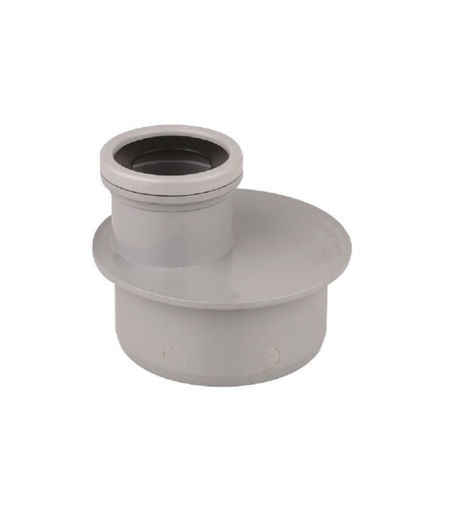Wavin OsmaSoil 4S096G S/S Reducer 110mm x 50mm Grey