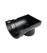 Wavin Osma RoundLine OT007B Stopend Outlet Black 