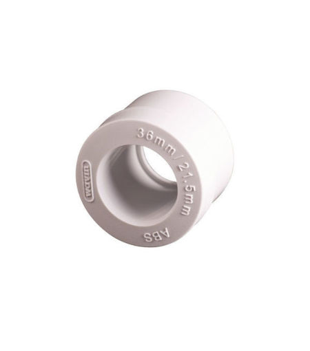 Wavin Osma Solvent Overflow 32mm x 21.5mm Reducer White