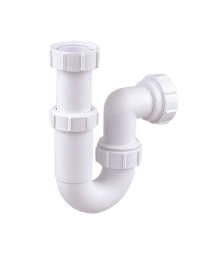 Wavin Osma Trap 4V807W 32mm Adjustable Tubular P Trap 76mm