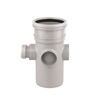 Wavin Osma Soil 4S589G 110mm 4 Boss Pipe - Grey