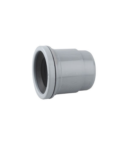 Wavin OsmaSoil 2S402G Ring Seal Boss Adaptor (50mm) Grey