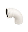 Wavin OsmaSoil 4S161W S/S Bend 87.5 deg 110mm White