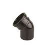Wavin OsmaSoil 4S163B S/S Bend 45 deg 110mm Black