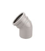 Wavin OsmaSoil 4S163G S/S Bend 45 deg 110mm Grey