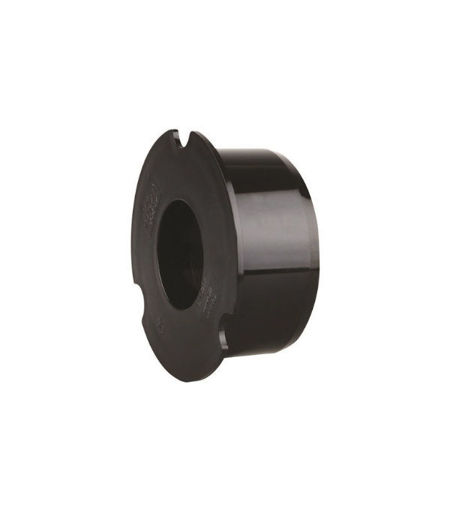 Wavin OsmaSoil 4S296B P/E Socket Plug Black